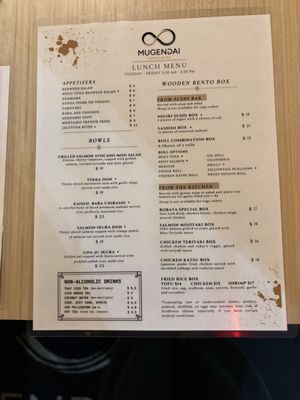 Menu photo 1 Mugendai Oviedo, FL Menu photo 1 Mugendai Oviedo, FL