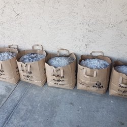 NWA Chimney Service - 24 gallons of ash from 1 fireplace.