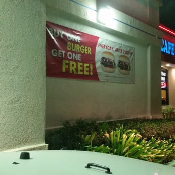 Fantastic Cafe - Awesome deal! Buy 1 burger get 1 Free ! Everyday after 2pm but Not as a combo...... We all love Free!!! - Diners Near Me - Norco, California Fantastic Cafe - Awesome deal! Buy 1 burger get 1 Free ! Everyday after 2pm but Not as a combo...... We all love Free!!! - Diners Near Me - Norco, California