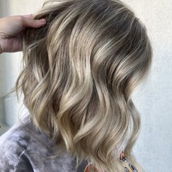 Vidogi Salon - Blonde balayage with long bob