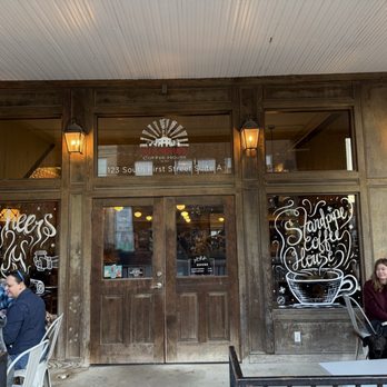 Standpipe Coffee House - Inviting entrance and pet friendly patio - Coffee & Tea Near Me - Lufkin, Texas Standpipe Coffee House - Inviting entrance and pet friendly patio - Coffee & Tea Near Me - Lufkin, Texas