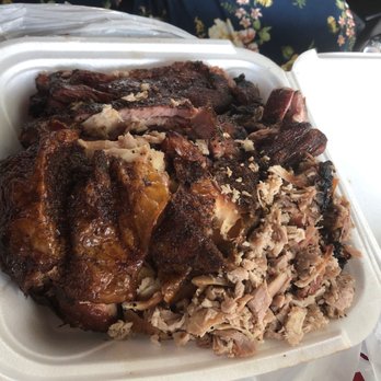 Bruh Mans BBQ - 3-meat combo: ribs, chicken, pulled pork - Barbeque Near Me - Tampa, Florida Bruh Mans BBQ - 3-meat combo: ribs, chicken, pulled pork - Barbeque Near Me - Tampa, Florida