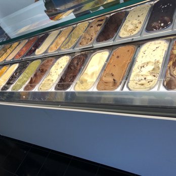 Caffe Stellato - One half of the gelato flavors. They have many vegan options! - Italian Near Me - Burlingame, California