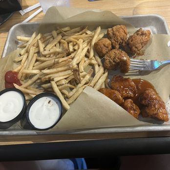 Buffalo Wild Wings - Mango habanero and desert heat + fries - Chicken Wings Near Me - Dublin, California