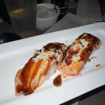 Nagoya Sushi - Seared Salmon Nigiri Sushi - Japanese Near Me - Peoria, Arizona Nagoya Sushi - Seared Salmon Nigiri Sushi - Japanese Near Me - Peoria, Arizona