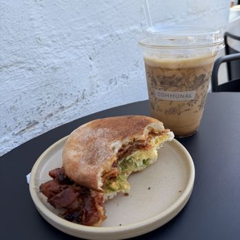 Communal Coffee - Bacon sandwich - Cafes Near Me - Oceanside, California