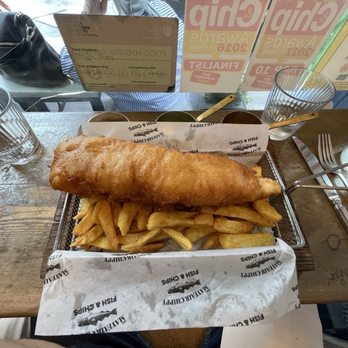 The Mayfair Chippy - The fish! - Fish & Chips Near Me - London, XGL