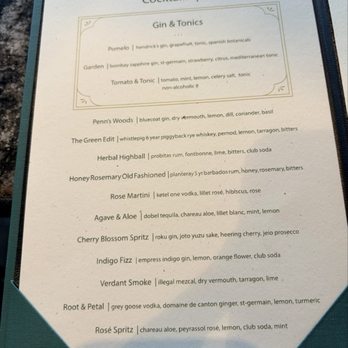 Pomelo Rooftop - Drinks menu - Cocktail Bars Near Me - Radnor, Pennsylvania