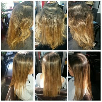 Infinite Beauty - Before on top After on bottom. Keratin Treatment and Haircut by Claudia - Skin Care Near Me - Chicago, Illinois Infinite Beauty - Before on top After on bottom. Keratin Treatment and Haircut by Claudia - Skin Care Near Me - Chicago, Illinois