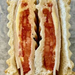 Jireh Bakery Cafe - Kids Turkey and Cheese with tomatoes added - SUPER DELICIOUS!!
