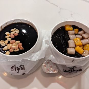 Meet Fresh - Grass jelly hot and cold, take out - Desserts Near Me - Boston, Massachusetts Meet Fresh - Grass jelly hot and cold, take out - Desserts Near Me - Boston, Massachusetts