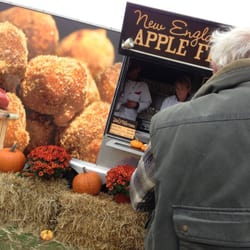 New England Apple Fritters - Waiting in line for fritters!