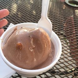 ConeHeads Ice Cream - I couldn't decide, so I got columbia coffee and rocky road!