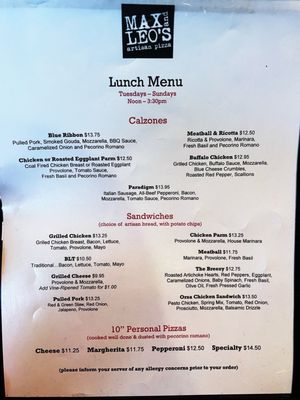 Menu photo 8 Max and Leo's - Newton Newton, MA Menu photo 8 Max and Leo's - Newton Newton, MA