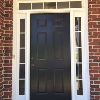 New Life Windows & Doors - Freshly painted sidelight frames. - Windows Installation Near Me - Marietta, Georgia New Life Windows & Doors - Freshly painted sidelight frames. - Windows Installation Near Me - Marietta, Georgia