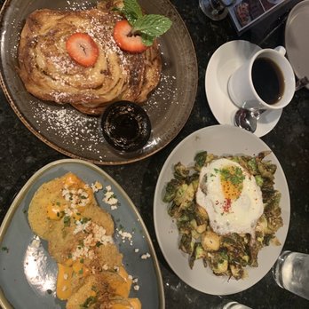 Lucille's - Fried Green Tomatoes, Croissant French Toast, Truffled Brussels Sprouts - New American Near Me - Houston, Texas Lucille's - Fried Green Tomatoes, Croissant French Toast, Truffled Brussels Sprouts - New American Near Me - Houston, Texas