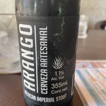 La Catrina Cantina - Aran go Mexican imperial stout - Cocktail Bars Near Me - Todos Santos, BCS