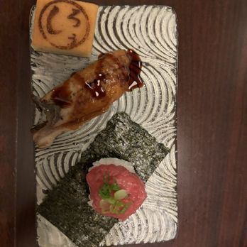 Shiro's - Final course: Negitoro, eel, tamago - Sushi Bars Near Me - Seattle, Washington Shiro's - Final course: Negitoro, eel, tamago - Sushi Bars Near Me - Seattle, Washington