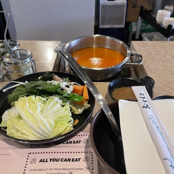 Shabu Shabu House - Miso soup and vegetables - Japanese Near Me - San Diego, California Shabu Shabu House - Miso soup and vegetables - Japanese Near Me - San Diego, California