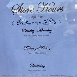 My Cup of Tea Unique Gifts - Update: new hours of operation