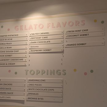 District Gelato - Flavors - Gelato Near Me - Savannah, Georgia