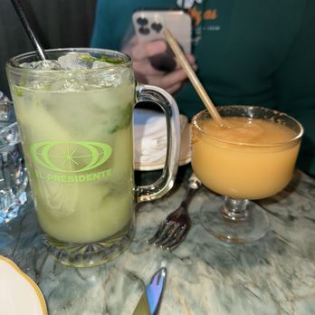 El Presidente - Mint cooler and frozen pineapple cocktail - Mexican Near Me - Washington, DC, District of Columbia El Presidente - Mint cooler and frozen pineapple cocktail - Mexican Near Me - Washington, DC, District of Columbia