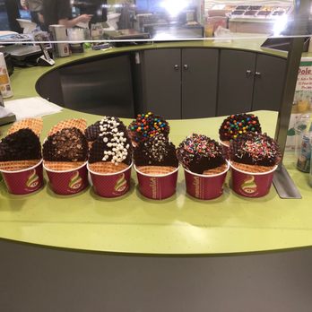 Menchie's Frozen Yogurt - Flavored chocolate cones - Ice Cream & Frozen Yogurt Near Me - Springfield, Oregon Menchie's Frozen Yogurt - Flavored chocolate cones - Ice Cream & Frozen Yogurt Near Me - Springfield, Oregon