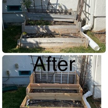 King Jones Handyman Services - Reconstructed a vegetable garden - Handyman Near Me