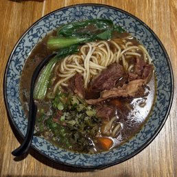 Taiwanese beef noodle soup