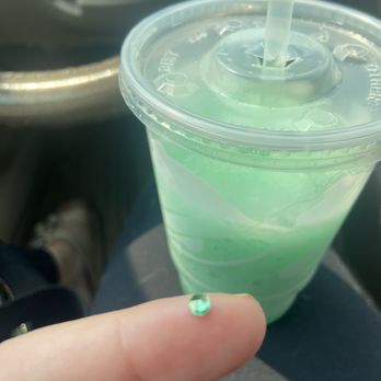 Taco Bell - Nail gem in drink - Fast Food Near Me - Belleville, Michigan