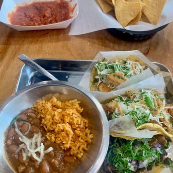 Tight Tacos Kaimuki - Chips and salsa, and 3-taco plate - Tacos Near Me - Honolulu, Hawaii Tight Tacos Kaimuki - Chips and salsa, and 3-taco plate - Tacos Near Me - Honolulu, Hawaii