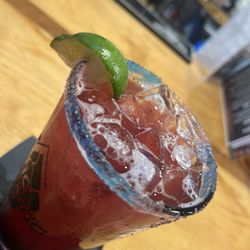White Duck Brew Pub - Blueberry marg