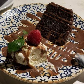 The 908 - The raspberry chocolate cake. - New American Near Me - Long Beach, California