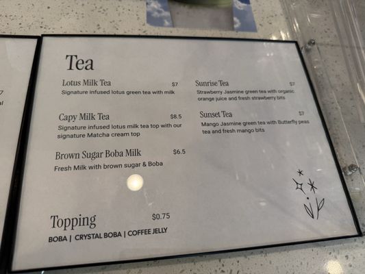 Menu photo 1 Capy Cafe Folsom, CA Menu photo 1 Capy Cafe Folsom, CA