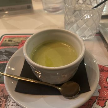 VV The Italian Experience - Delicious cream of asparagus soup. - Italian Near Me - Cincinnati, Ohio
