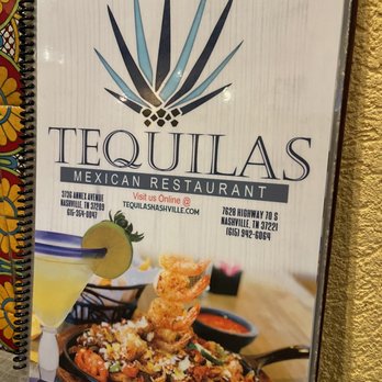 Tequila's - Tequilas Menu with location address and phone. - Mexican Near Me - Nashville, Tennessee