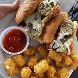 Rooski's Pizza - Meatball Sandwich