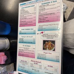 Mom's Kitchen - Other side of the menu