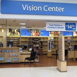 Walmart National Vision Center - inside walmart, located by the pharmacy entrance.