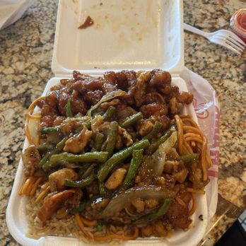 Mr You Express Chinese Food - Green Bean Chicken and Orange Chicken - Chinese Near Me - Riverside, California
