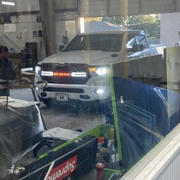 After market grill and sequential RAM letters and turn signals