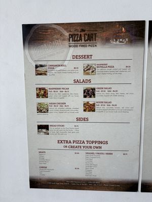 Menu photo 1 The Pizza Cart Cedar City, UT Menu photo 1 The Pizza Cart Cedar City, UT