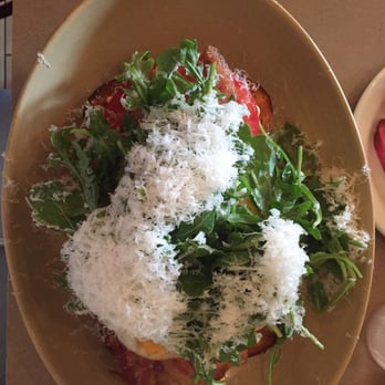 OEB Breakfast - Bridgeland - Double trouble. Brioche, tomato, bacon, arugula, chipotle aioli and cheese. - Breakfast & Brunch Near Me - Calgary, Alberta