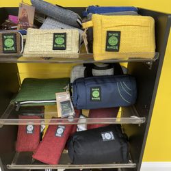 Trippy Smoke Shop - Nice, soft hemp bags that look and feel great! Inside, all kinds of cool compartments for whatever little things you might want to store ...