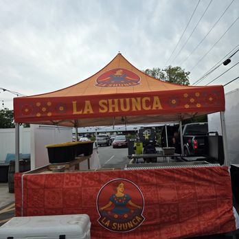 La Shunca - They sometimes use this tent instead of their food truck. - Food Stands Near Me