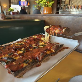 Pizza N Such - Bee Kind Detroit Style Deep Dish Pizza with no ricotta cheese. - Pizza Near Me - Claremont, California