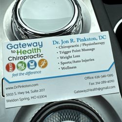 Gateway to Health Chiropractic - Business Card