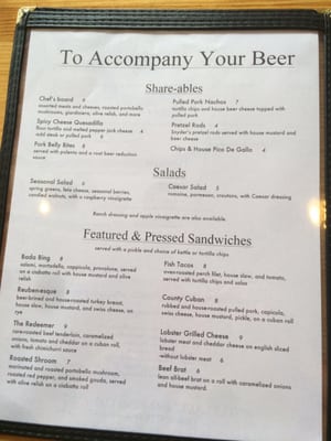 Menu photo 8 Sister Lakes Brewing Company Dowagiac, MI