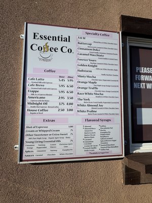 Menu photo 1 Essential Coffee Colorado City, AZ Menu photo 1 Essential Coffee Colorado City, AZ