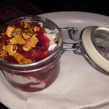 Jack's Astor's - Berry Rhubarb Cheesecake Trifle - Canadian (New) Near Me - Scarborough, Ontario